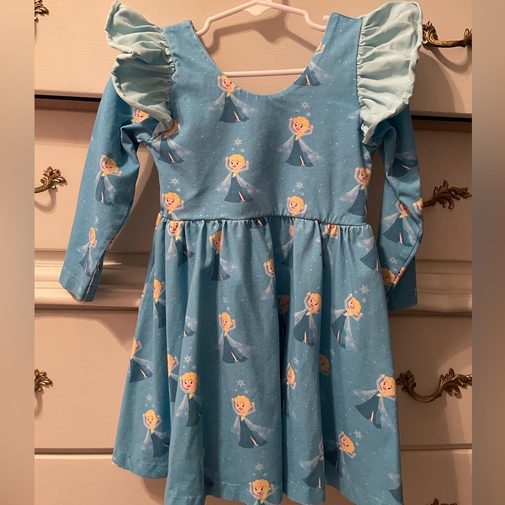 Monica+Andy x Disney Elsa twirl 3t